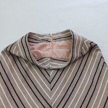 Ann Taylor Loft Women’s Coral Stripes Back Zip Pull On Skirt Size 8T image 9