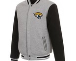 NFL Jacksonville Jaguars  Reversible Full Snap Fleece Jacket  JHD  2 Fro... - £95.91 GBP