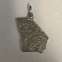 Vintage 925 Sterling Silver State of Georgia Charm - £9.24 GBP