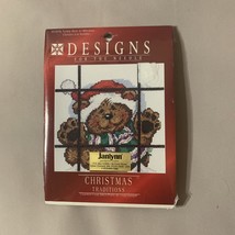 Designs For the Needle Christmas Cross Stitch Kit Teddy Bear in Window ~... - £9.88 GBP