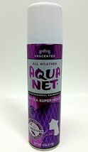 Aqua Net Extra Super Hold Professional Hair Spray Unscented 4 oz - £11.63 GBP
