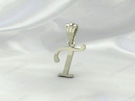 T Alphabet Letter Words 925 Sterling Silver Handmade Pendant Locket Jewelry - £38.17 GBP