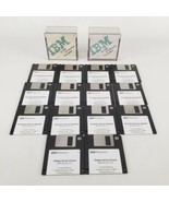 Vintage IBM 3.5 Diskettes OS/Q Rel 2.00 Corrective Service &amp; Display Dri... - $15.83