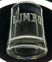 Jimbo Etched Glass Clear Glass Jimbo Drinking Glass Jimbo Barware Jim Beam - £7.90 GBP