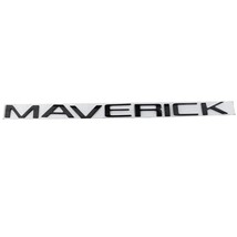 Car 3D ABS Maverick Letters Words Logo Rear Trunk  Emblem Decoration Decals Stic - £49.56 GBP