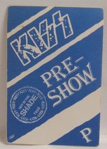Kiss - Vintage Original Concert Tour Cloth Backstage Pass ***Last One*** - £7.99 GBP