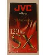 Single Blank JVC SX High Performance T-120 SX VHS Cassette New in package - $4.99