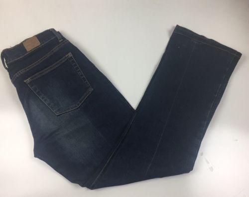 Old Navy Women's Low Waist Stretch Straight Blue Jeans Sz 8R - $14.97