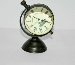Antique vintage maritime nautical brass watch &amp; clock table desktop coll... - $28.13