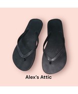 Flip Flop Sandal BLACK US Size 7/8W - $12.17 CAD