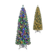 7.5 Feet Pre-Lit Blue Artificial Christmas Tree Slim with 9 Lighting Mod... - €112,79 EUR 7.5 Feet Pre-Lit Blue Artificial Christmas Tree Slim with 9 Lighting Mod... - €112,79 EUR