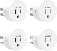 Smart Plug 4 Packs, Ktmc Mini Wifi Outlet, Alexa And Google Home, Etl Certified. - £35.56 GBP