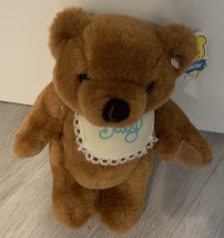 Vintage Dakin nwt bear for new baby plush stuffed animal - $14.99