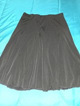 Amy Byer Midi Skirt Womens Small Polyester Elastic Waist A-Line Flared (A) - $12.19