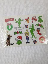 New How The Grinch Stole Christmas movie Sticker Sheet 2000 Okee Dokee V... - £14.25 GBP