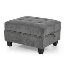 Ottoman For Modular Sectional, Grey 25.5 X 31.5 X 19 - $240.61