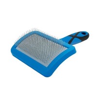 Groom Professional Soft Curved Slicker Brush, Medium  - £21.81 GBP