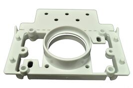 Central Vacuum PVC 2" Pipe 3Way Mounting Plate Finished (New Construction) - $3.17