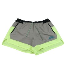 Nike Flex Stride Trail Running Shorts Men&#39;s Size XL Lime Grey NEW CZ9052... - $44.95