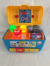 Fisher-Price Laugh &amp; Learn Smart Stages Toolbox 6-36M Songs Phrases Lights Talks - £12.50 GBP