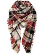 Women&#39;s Fall Winter Scarf Scarves for Women Gifts Plaid Blanket Scarf (B... - £9.14 GBP