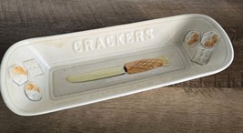 Vintage Mid Century Los Angeles Potteries Crackers Tray Bowl Dish 1940-1... - $501.56 MXN