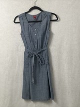 Merona Womens Dress Sleeveless Pockets Removable Belt - Size XS - £5.52 GBP
