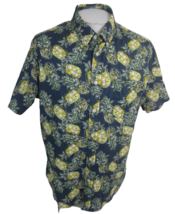 Goodfellow Men Hawaiian camp shirt p2p XL 25.5 aloha luau tropical pineapple - £14.02 GBP