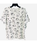 Pusheen Snack Time XL Extra Large Men&#39;s Tee Shirt All Over Print White a... - £15.98 GBP