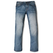 NWT T K AXEL Premium Grade Madison Wash Denim Men&#39;s Jeans Relaxed Straight Fit - £28.03 GBP