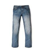 NWT T K AXEL Premium Grade Madison Wash Denim Men&#39;s Jeans Relaxed Straig... - £27.64 GBP