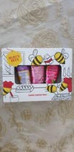 Burt&#39;s Bees Hand Cream Trio Gift Set w Shea Butter Lavender Wild Rose Watermelon - £8.99 GBP