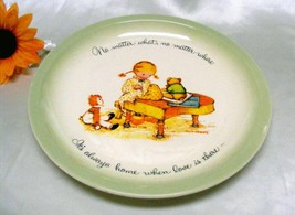 2640 Antique Holly Hobbie No Matter What Wall Collector Plate - $14.00