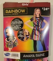 Rainbow High Amaya Raine Girls Halloween Costume Size S 6/6X - £19.70 GBP