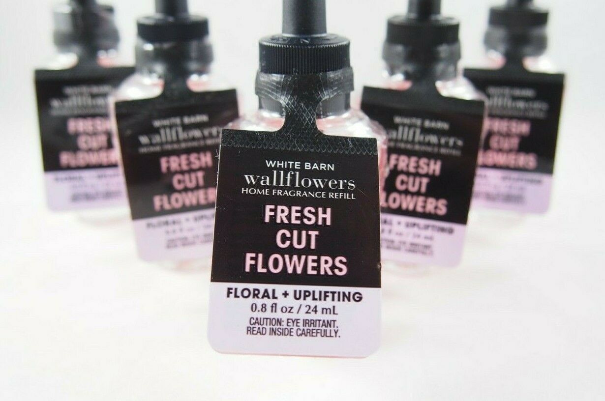 Primary image for (5) Bath & Body Works Fresh Cut Flowers Floral + Uplifting Refill Bulb 0.8oz New
