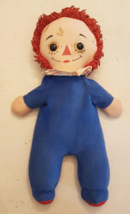 Raggedy Ann &amp; Andy 11 inch Bean Bag Stuffed Doll VTG Knickerbocker Toy AS IS - £6.14 GBP