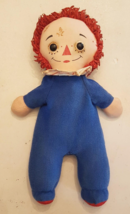 Raggedy Ann &amp; Andy 11 inch Bean Bag Stuffed Doll VTG Knickerbocker Toy AS IS - £6.15 GBP