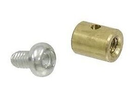1953-1962 Corvette Stop Hood Release Cable Brass HD Clutch Screw 2 Required - £13.19 GBP