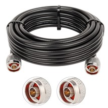 25Ft Kmr240 Coax Extension Cable N Male To N Male Connector (50 Ohm) Pure Copper - £37.62 GBP