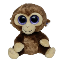 Ty Beanie Boos Brown Coconut Monkey Chimpanzee Plush Stuffed Animal 2014... - £15.27 GBP