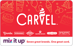 Carvel – Mix It Up® - $5.00+