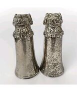 Vintage Set Of Silver Plate Ram’s Head Stirrup Cups 6&quot; - $49.45