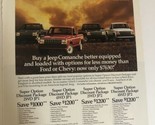 Jeep Comanche Vintage Print Ad Advertisement pa11 - £5.45 GBP