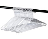 Metal 100 White Wire Hangers 18&quot; Standard White Clothes Hangers (100, Wh... - $54.99