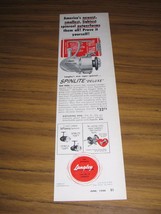 1954 Print Ad Langley Spinlite Deluxe Fishing Reels Made in San Diego,CA - $11.26