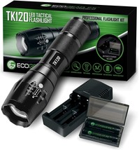 Complete LED Tactical Flashlight Kit EcoGear FX TK120  High Lumens 5 Light Modes - £30.19 GBP