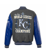 MLB Kansas City Royals  Champion Wool Reversible Jacket with Embroidered... - £134.71 GBP