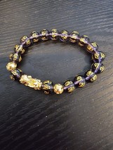 Purple Lucky Charm Bracelet New - $8.99