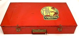 Vintage  Gilbert erector set  Model Engineer USED Red Case No.71/2 Engineers Set - £71.78 GBP