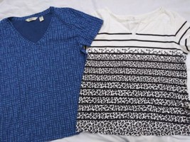 Lot of 2 women&#39;s Petite tops Size Pp Talbots &amp; PS Liz Claiborne - same fit - $11.33